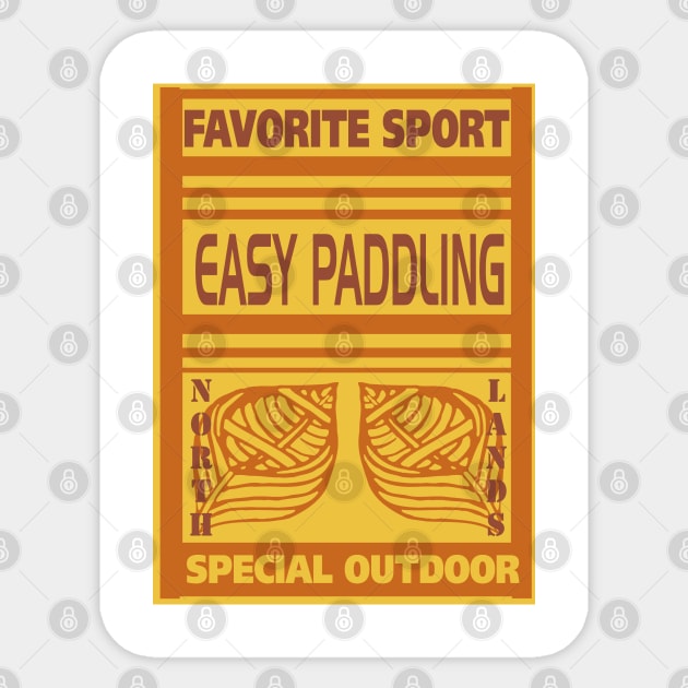 Easy Paddling Sticker by TBM Christopher